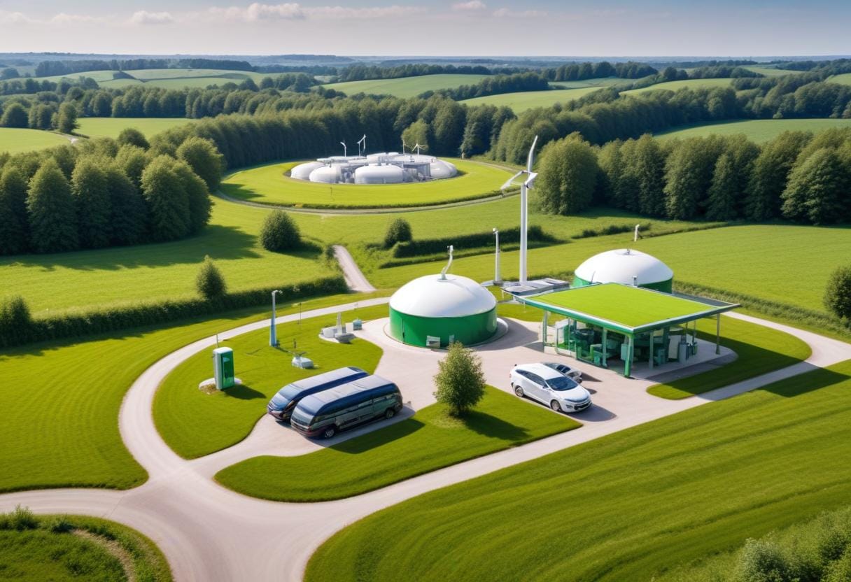 Så långt kommer du på 1 kg biogas! illustration